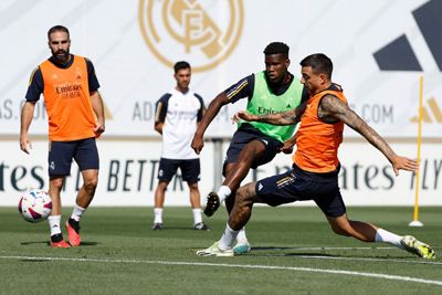entrenamiento del real madrid