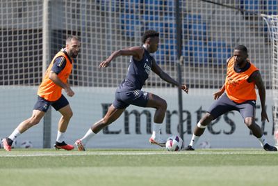entrenamiento del real madrid