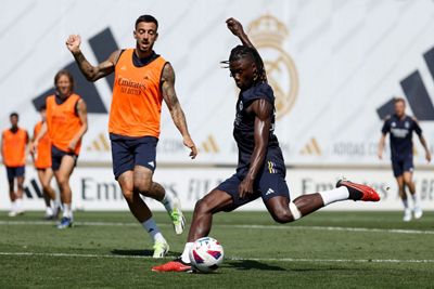 entrenamiento del real madrid