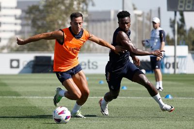 entrenamiento del real madrid