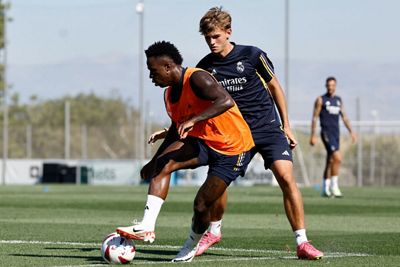 entrenamiento del real madrid