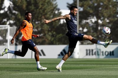 entrenamiento del real madrid