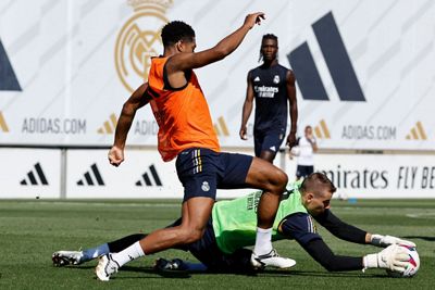 entrenamiento del real madrid
