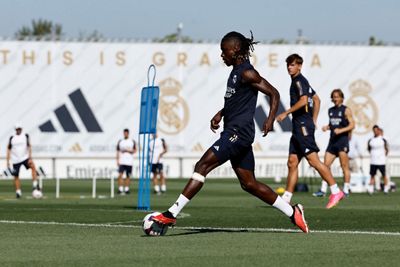 entrenamiento del real madrid