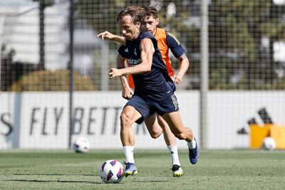 entrenamiento del real madrid