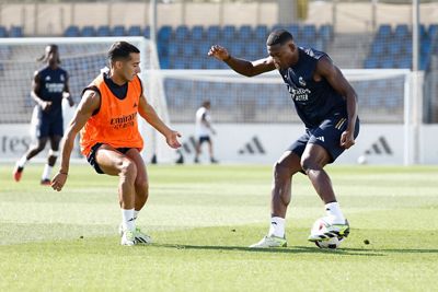 entrenamiento del real madrid