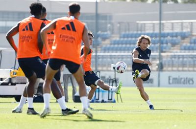 entrenamiento del real madrid
