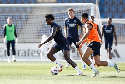 entrenamiento del real madrid