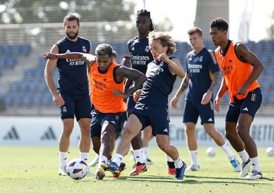 entrenamiento del real madrid