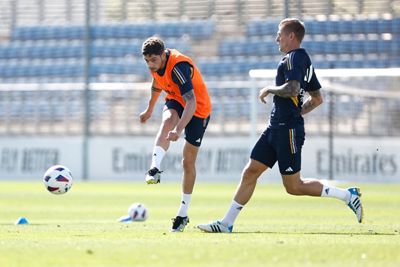 entrenamiento del real madrid