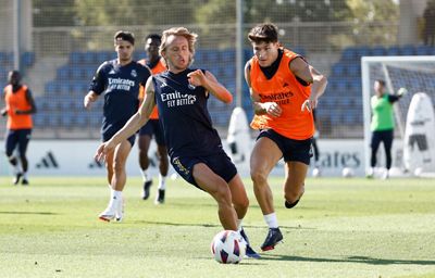 entrenamiento del real madrid