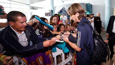 Así fue la llegada del Real Madrid a Vigo