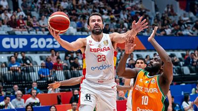 94-64: Llull y Rudy debutan con triunfo con España en el Mundial