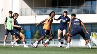Primera sesión de la semana en la Ciudad Real Madrid