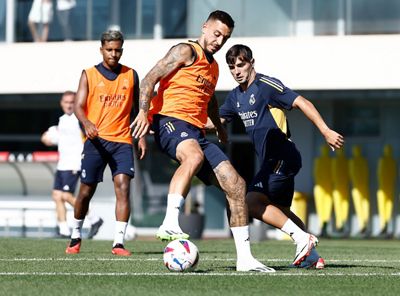entrenamiento del real madrid
