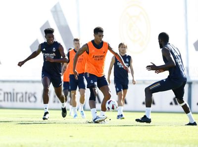 entrenamiento del real madrid