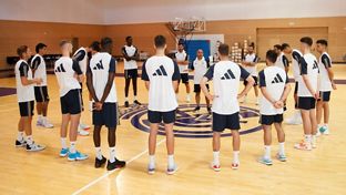 El Real Madrid de baloncesto inició la pretemporada