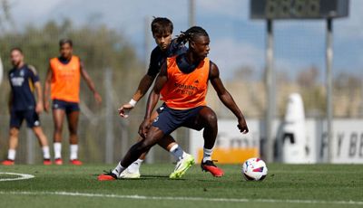 entrenamiento del real madrid