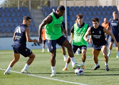 entrenamiento del real madrid