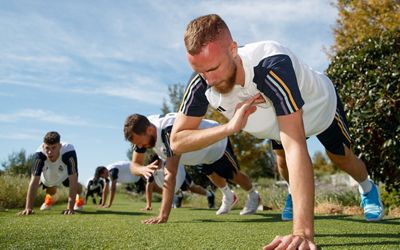 entrenamiento del real madrid de baloncesto