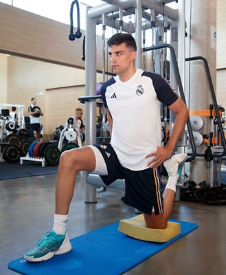 entrenamiento del real madrid de baloncesto