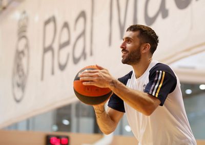 entrenamiento del real madrid de baloncesto