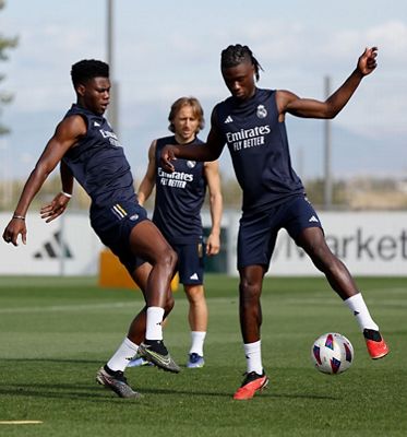 entrenamiento del real madrid