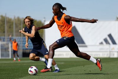 entrenamiento del real madrid