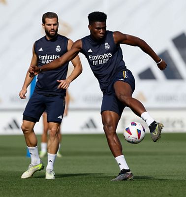 entrenamiento del real madrid