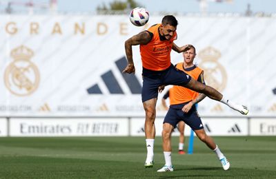 entrenamiento del real madrid