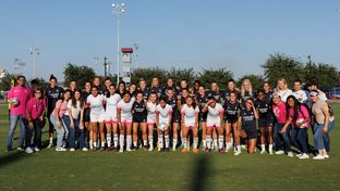 The participants in the Foundation and BR Matters' first women's social clinic visit the team in Monterrey