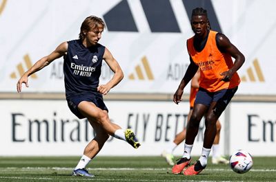 entrenamiento del real madrid