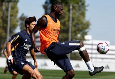 entrenamiento del real madrid