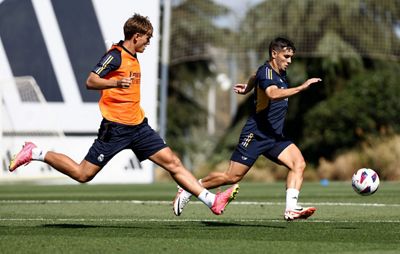 entrenamiento del real madrid