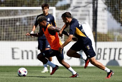 entrenamiento del real madrid