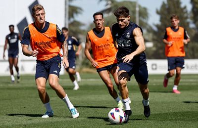 entrenamiento del real madrid