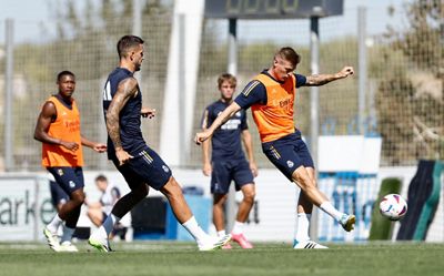 entrenamiento del real madrid
