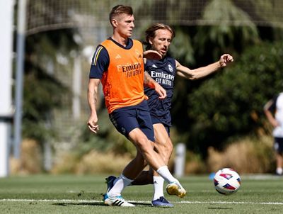 entrenamiento del real madrid