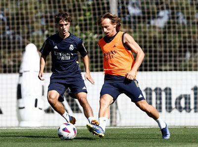 entrenamiento del real madrid
