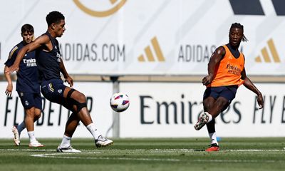 entrenamiento del real madrid