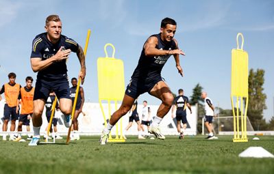 entrenamiento del real madrid