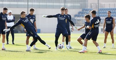 entrenamiento del real madrid