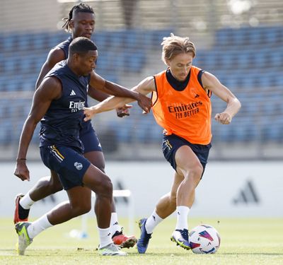 entrenamiento del real madrid