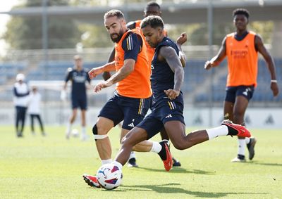 entrenamiento del real madrid