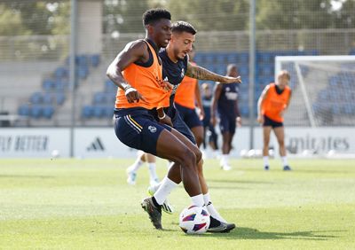 entrenamiento del real madrid