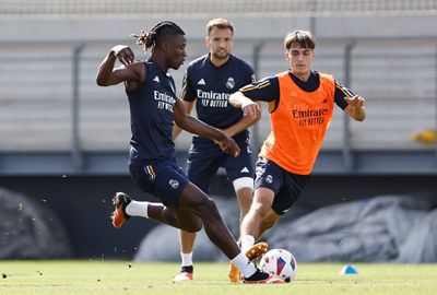 entrenamiento del real madrid