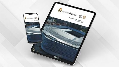 El 'Grada Blanca' del Real Madrid-Getafe