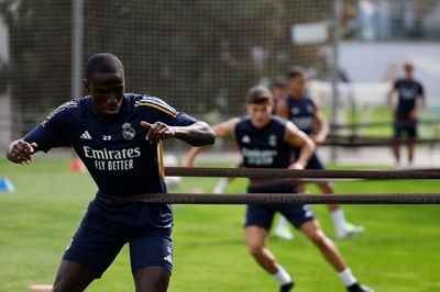 entrenamiento del real madrid