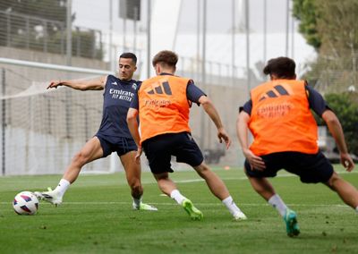 entrenamiento del real madrid