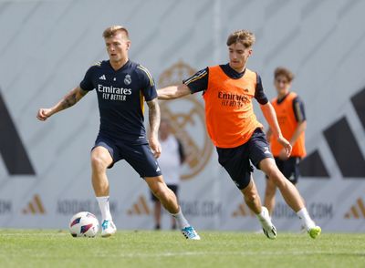 entrenamiento del real madrid